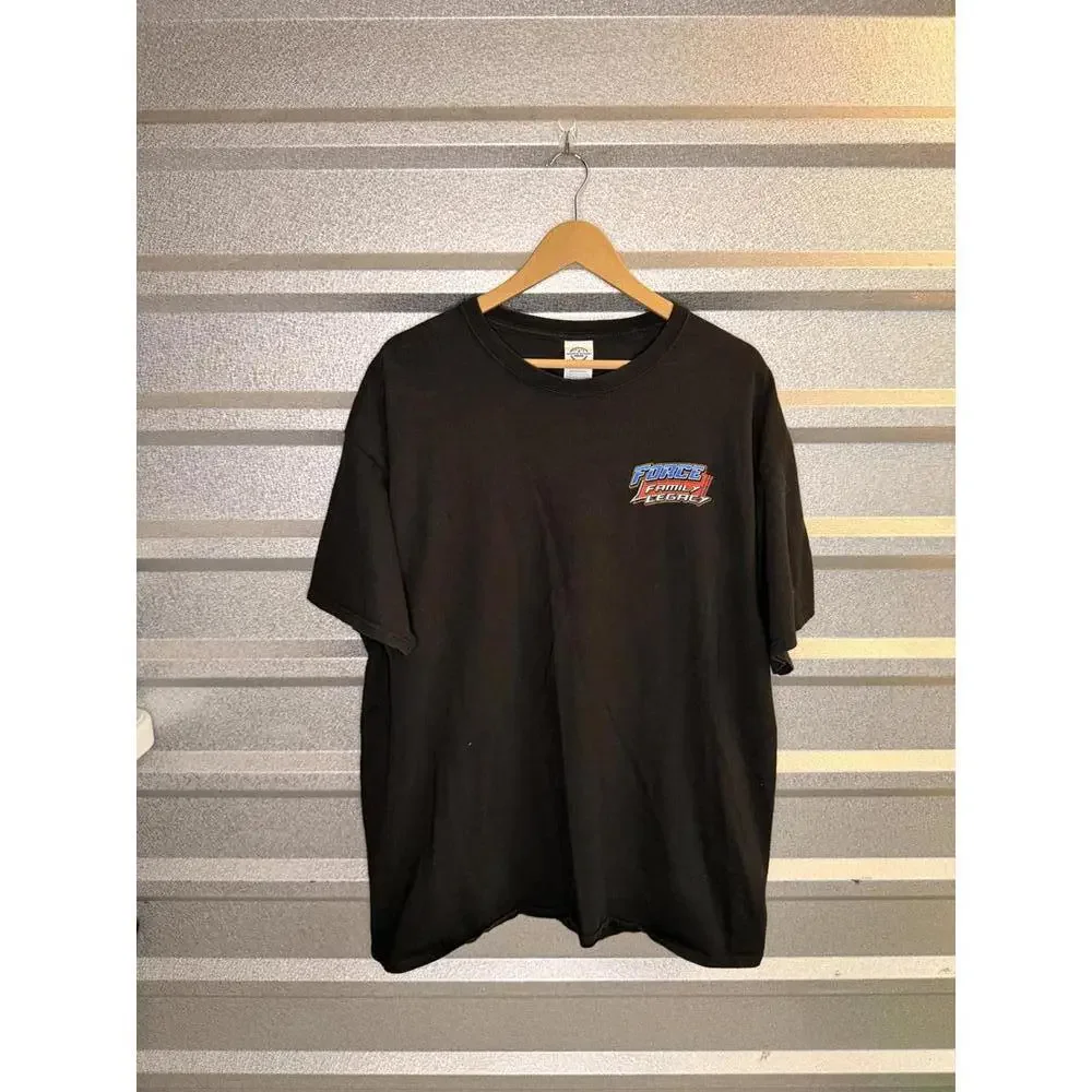 Y2k Force Family Legacy Racing Black Graphic Tee XXL - Picture 1 of 5